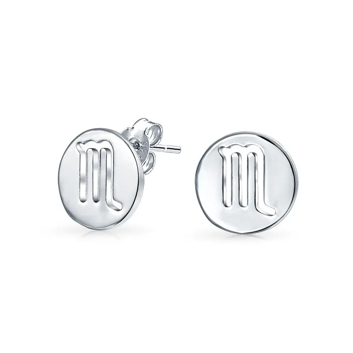 Celestial Zodiac Stud Earrings 12 Constellation Birth Month Sterling Silver BlingJewelry Wholesale Earrings Celestial Zodiac Stud Earrings 12 Constellation Birth Month Sterling Silver BlingJewelry Wholesale Earrings
