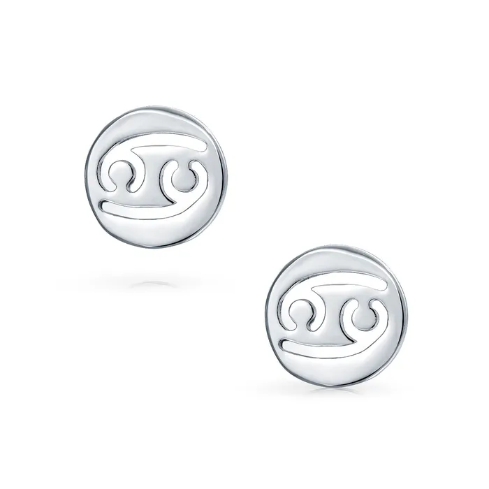 Celestial Zodiac Stud Earrings 12 Constellation Birth Month Sterling Silver BlingJewelry Wholesale Earrings Celestial Zodiac Stud Earrings 12 Constellation Birth Month Sterling Silver BlingJewelry Wholesale Earrings