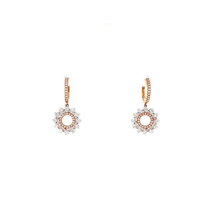 CH Collection Earrings Diamond Dangling Earrings