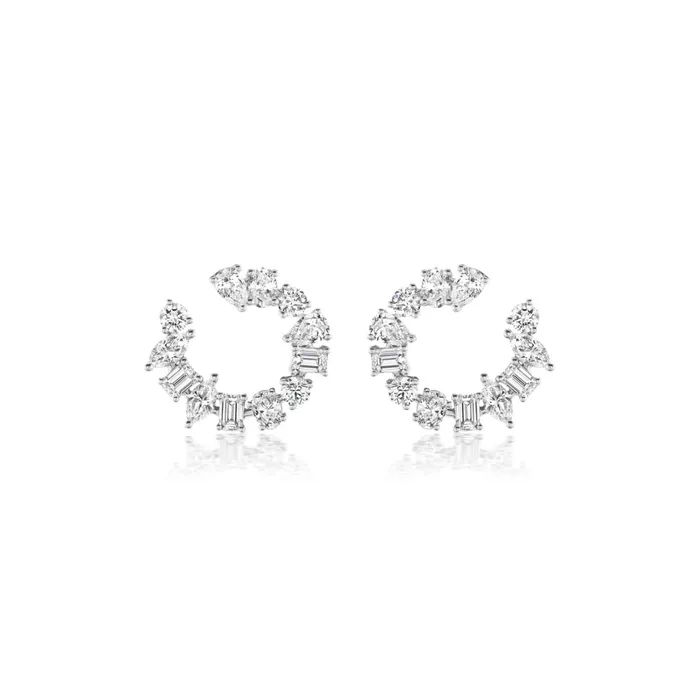 CH Collection Earrings Mixedshape Diamond Earrings