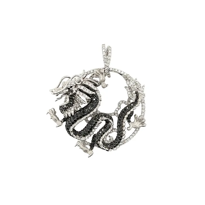 CH Collection Necklaces Diamond Dragon Pendant Chain is not included