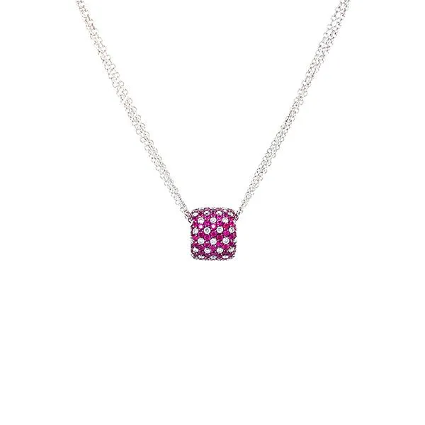 CH Collection Necklaces Ruby Diamond Necklace