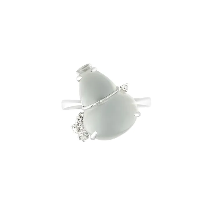 CH Collection Rings White Jade Gourd Ring