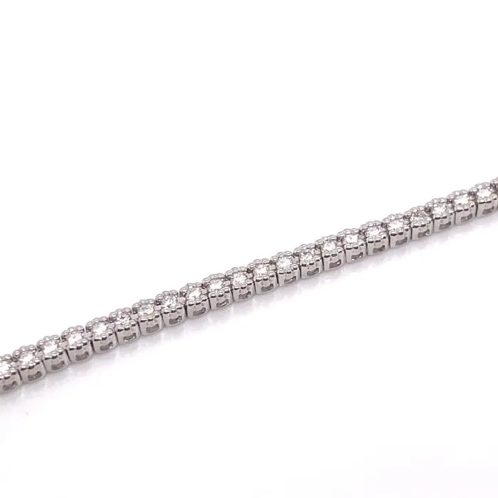 Classic Creations Bracelets 18kt White Gold 094ct Diamond Tennis Bracelet