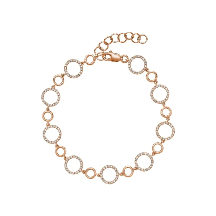 Classic Creations Diamond Open Circle Bracelet Bracelets