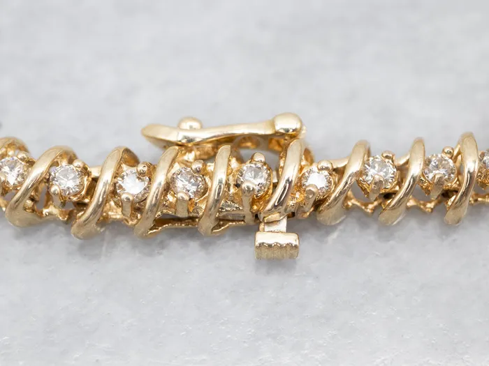 Classic Yellow Gold Diamond Tennis Bracelet Market Square Jewelers Bracelets Classic Yellow Gold Diamond Tennis Bracelet Market Square Jewelers Bracelets
