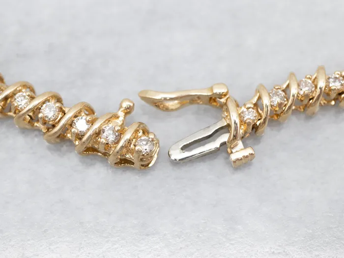 Classic Yellow Gold Diamond Tennis Bracelet Market Square Jewelers Bracelets Classic Yellow Gold Diamond Tennis Bracelet Market Square Jewelers Bracelets