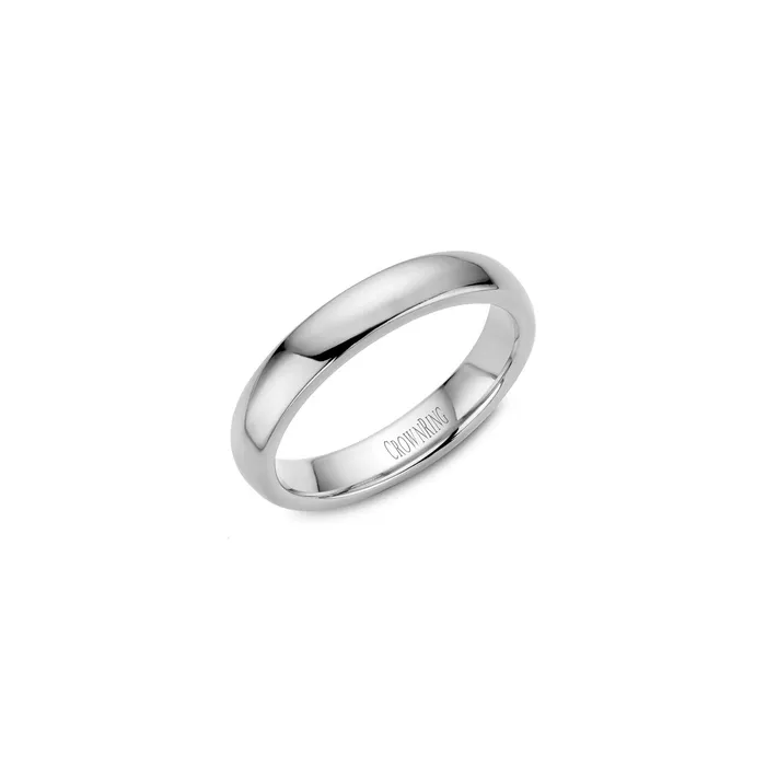 Crown Ring Rings Crown Ring Dome Traditional Wedding Band