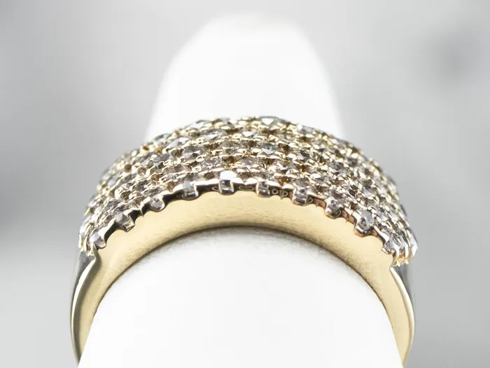 Diamond Gold Wide Statement Band Market Square Jewelers Rings Diamond Gold Wide Statement Band Market Square Jewelers Rings
