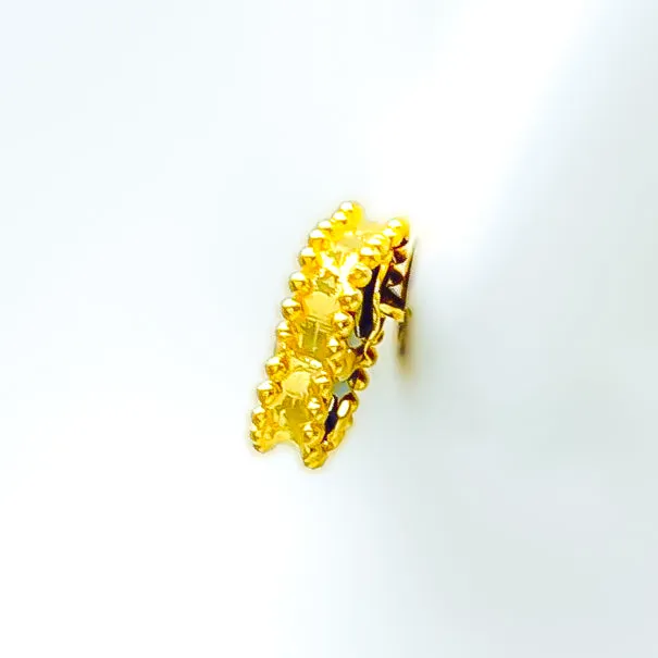 Earrings Andaaz Jewelers Modern Posh 21k Gold Clover Earrings
