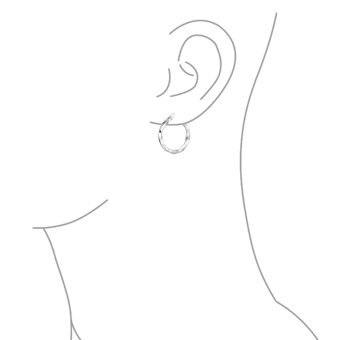 Earrings BlingJewelry Wholesale Timeless Slender Wire Rope Hoop Huggie Earrings Sterling Silver 1 Inch Diameter Earrings BlingJewelry Wholesale Timeless Slender Wire Rope Hoop Huggie Earrings Sterling Silver 1 Inch Diameter