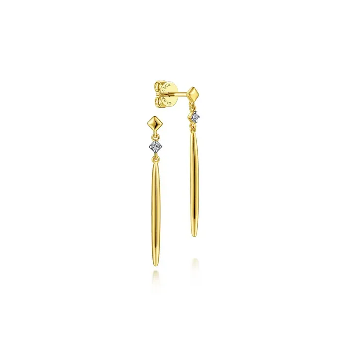 Earrings Gabriel Co Gabriel Co Diamond Stud and Spike Earrings