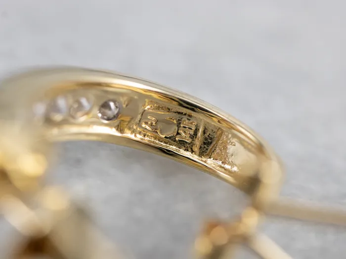 Earrings Market Square Jewelers Diamond Gold Partial Hoop Earrings Earrings Market Square Jewelers Diamond Gold Partial Hoop Earrings