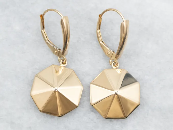 Earrings Octagonal Drop Earrings Market Square Jewelers