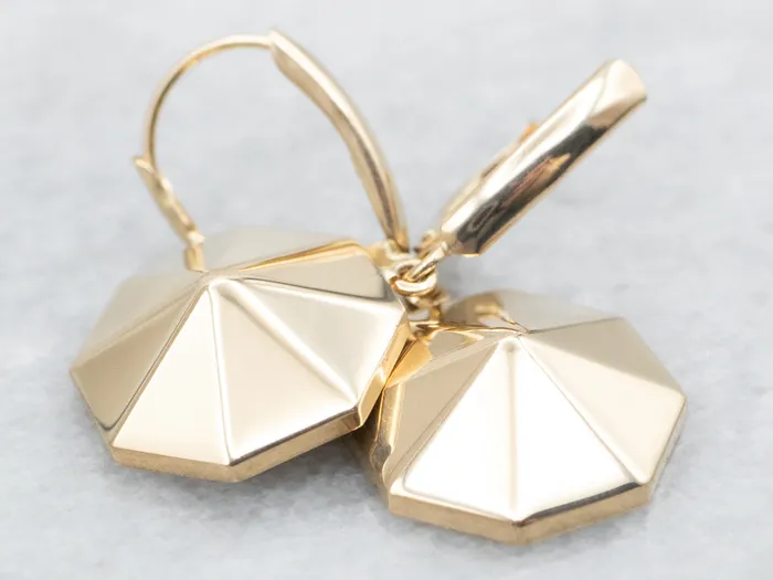 Earrings Octagonal Drop Earrings Market Square Jewelers