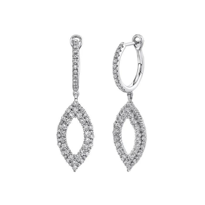 Earrings Shy Creation Shy Creation Diamond Earrings 128 CT