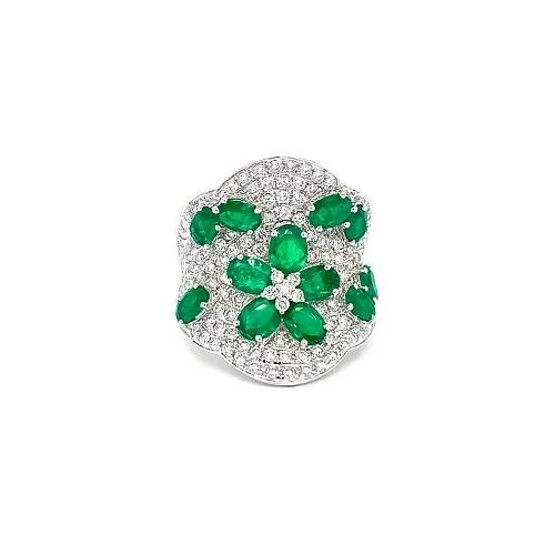 Emerald Diamond Ring CH Collection Rings