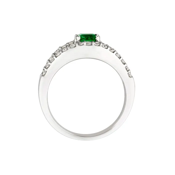 Emerald Diamond Ring CH Collection Rings