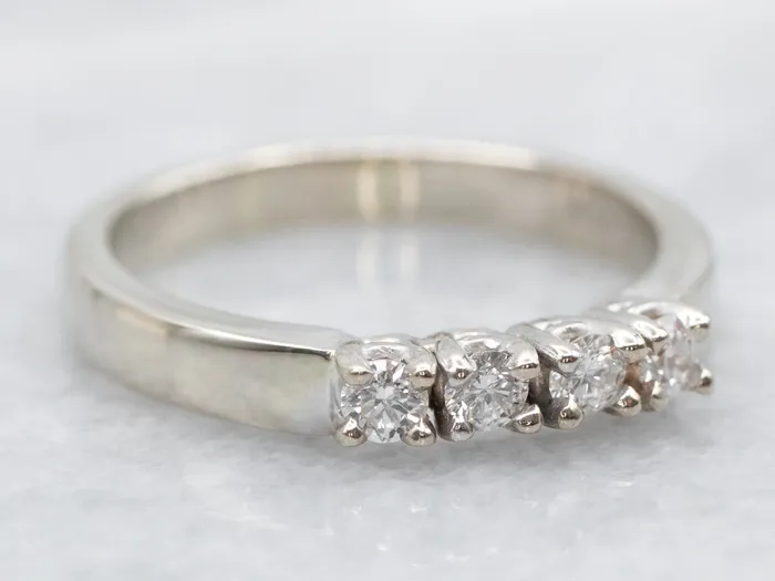 Four Stone Diamond Wedding Band Market Square Jewelers Rings Four Stone Diamond Wedding Band Market Square Jewelers Rings