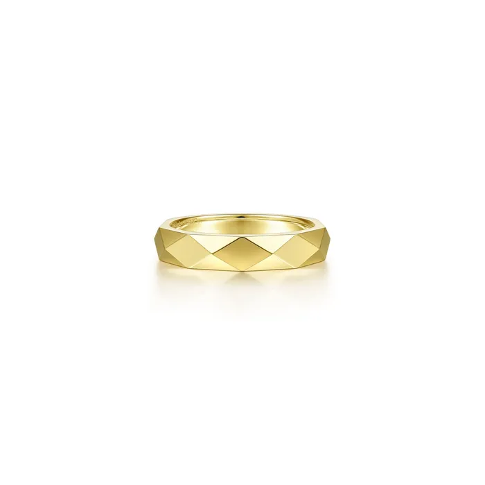 Gabriel Co Rings Gabriel Co Faceted Ring Band