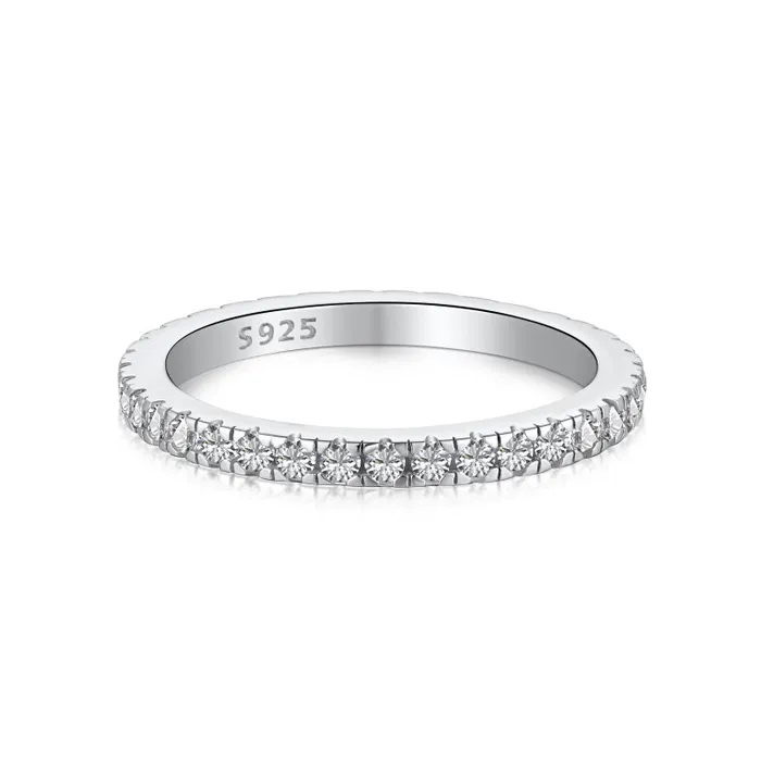 Glazd Micro Band Gold or Silver Eric Rings