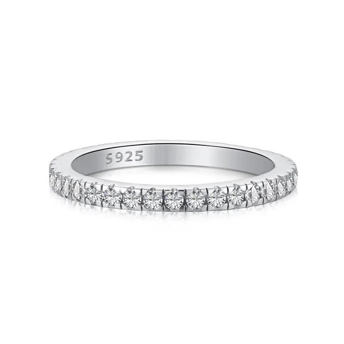 Glazd Micro Band Gold or Silver Eric Rings