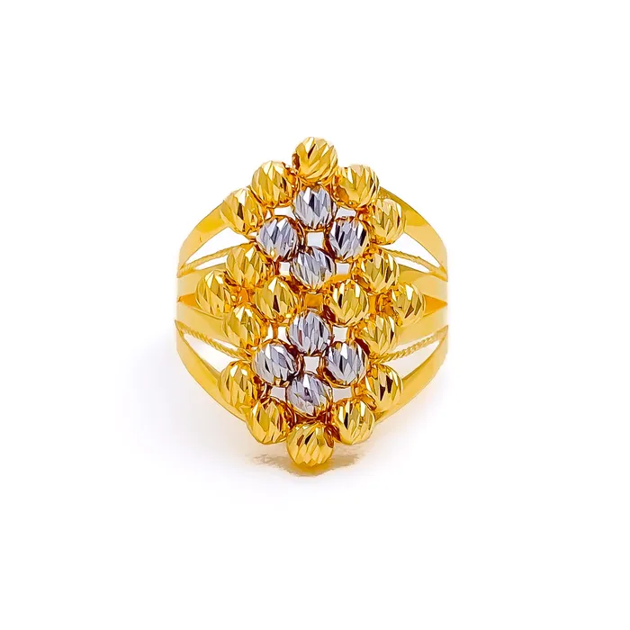 Gorgeous Blooming 22k Gold Ring Andaaz Jewelers Rings