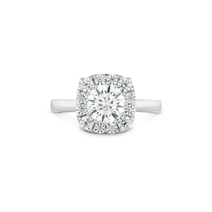 Hearts on Fire Rings Hearts On Fire Hof Signature Halo Engagement Ring