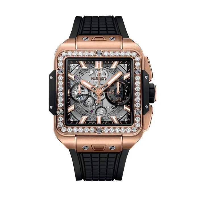 Hublot Hublot Square Bang Unico King Gold Diamonds 42mm Rings