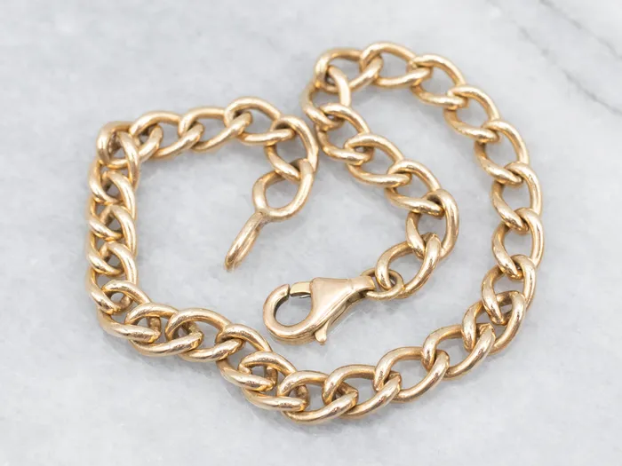 Market Square Jewelers Bracelets Yellow Gold Curb Chain Bracelet Market Square Jewelers Bracelets Yellow Gold Curb Chain Bracelet