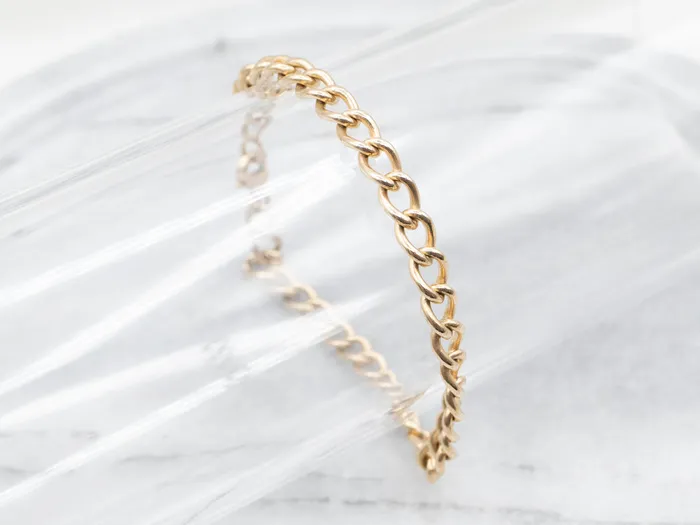 Market Square Jewelers Bracelets Yellow Gold Curb Chain Bracelet Market Square Jewelers Bracelets Yellow Gold Curb Chain Bracelet