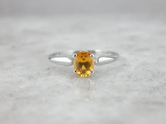 Market Square Jewelers Golden Sapphire and White Gold Solitaire Engagement Ring Rings Market Square Jewelers Golden Sapphire and White Gold Solitaire Engagement Ring Rings