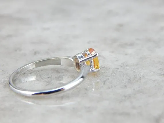 Market Square Jewelers Golden Sapphire and White Gold Solitaire Engagement Ring Rings Market Square Jewelers Golden Sapphire and White Gold Solitaire Engagement Ring Rings