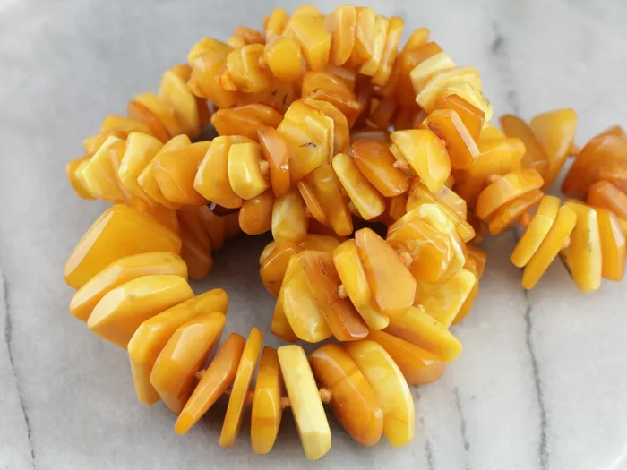 Market Square Jewelers Necklaces Graduated Chunky Amber Beaded Necklace Market Square Jewelers Necklaces Graduated Chunky Amber Beaded Necklace