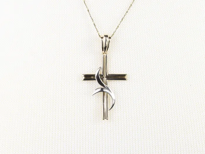 Market Square Jewelers Necklaces Modernist Gold Cross Pendant Market Square Jewelers Necklaces Modernist Gold Cross Pendant