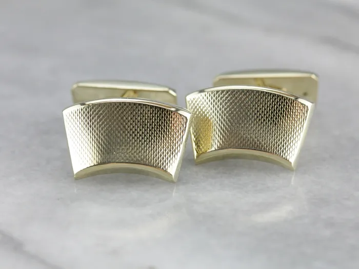 Market Square Jewelers PreStyled Sets Yellow Gold Vintage Cufflinks Market Square Jewelers PreStyled Sets Yellow Gold Vintage Cufflinks