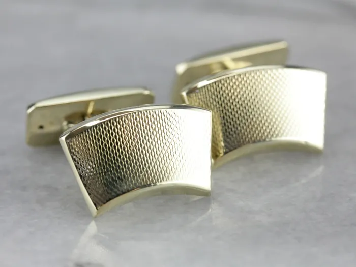 Market Square Jewelers PreStyled Sets Yellow Gold Vintage Cufflinks Market Square Jewelers PreStyled Sets Yellow Gold Vintage Cufflinks