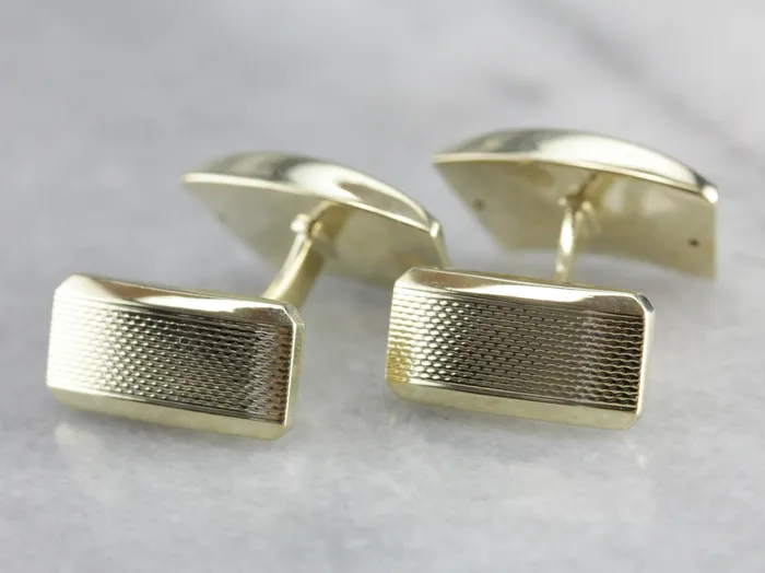 Market Square Jewelers PreStyled Sets Yellow Gold Vintage Cufflinks Market Square Jewelers PreStyled Sets Yellow Gold Vintage Cufflinks