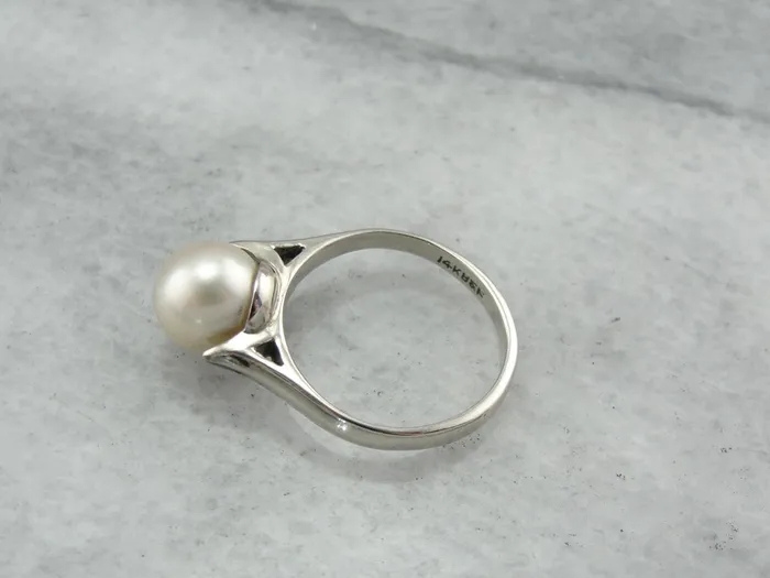 Market Square Jewelers Rings June Birthstone Pearl Solitaire Cocktail Ring Market Square Jewelers Rings June Birthstone Pearl Solitaire Cocktail Ring