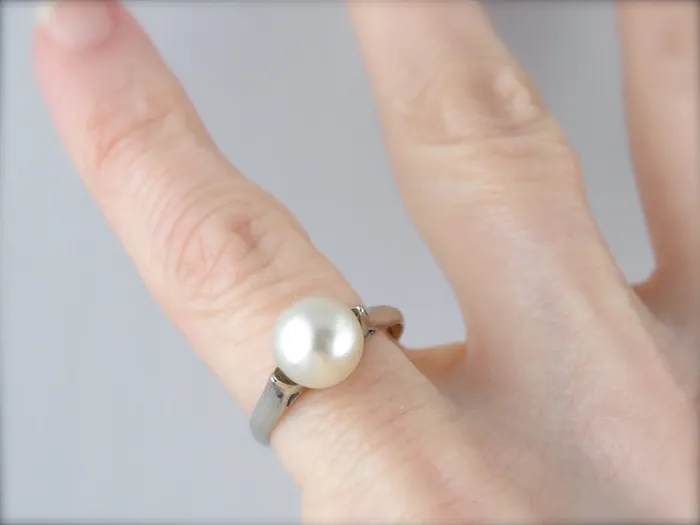 Market Square Jewelers Rings June Birthstone Pearl Solitaire Cocktail Ring Market Square Jewelers Rings June Birthstone Pearl Solitaire Cocktail Ring