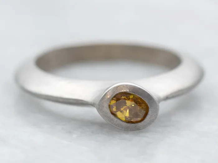 Market Square Jewelers Rings Matte White Gold Bezel Set Oval Cut Yellow Sapphire Solitaire Ring Market Square Jewelers Rings Matte White Gold Bezel Set Oval Cut Yellow Sapphire Solitaire Ring