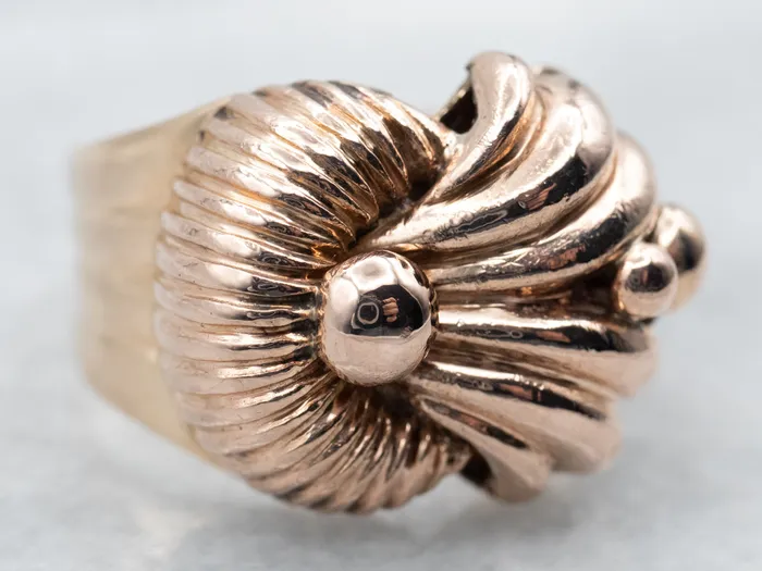 Market Square Jewelers Rings Mid Century Rose Gold Statement Ring Market Square Jewelers Rings Mid Century Rose Gold Statement Ring