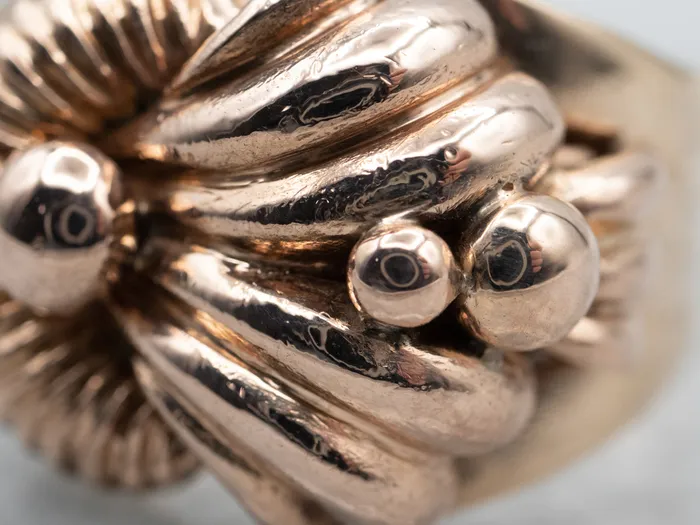Market Square Jewelers Rings Mid Century Rose Gold Statement Ring Market Square Jewelers Rings Mid Century Rose Gold Statement Ring