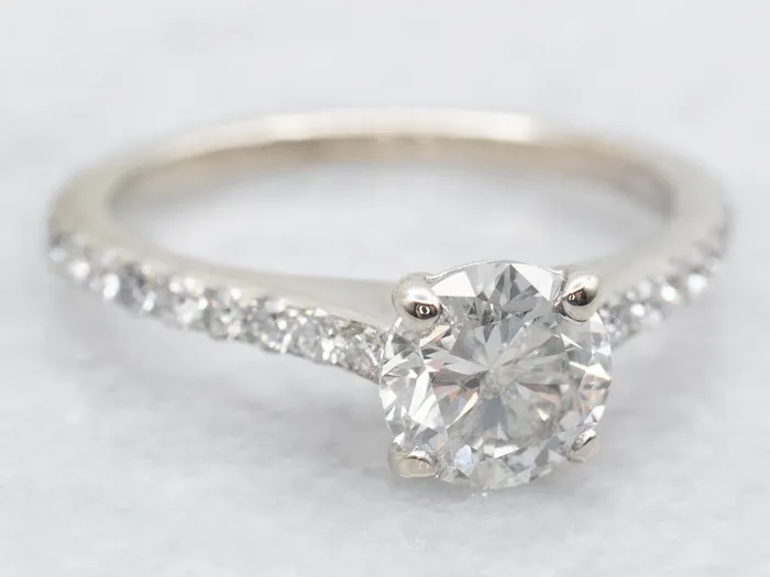 Market Square Jewelers Rings Modern Brilliant Diamond Engagement Ring