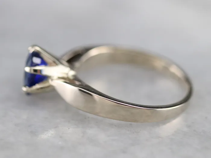 Market Square Jewelers Rings Sapphire White Gold Solitaire Engagement Ring Market Square Jewelers Rings Sapphire White Gold Solitaire Engagement Ring