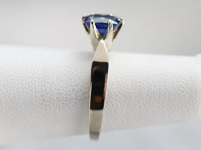 Market Square Jewelers Rings Sapphire White Gold Solitaire Engagement Ring Market Square Jewelers Rings Sapphire White Gold Solitaire Engagement Ring