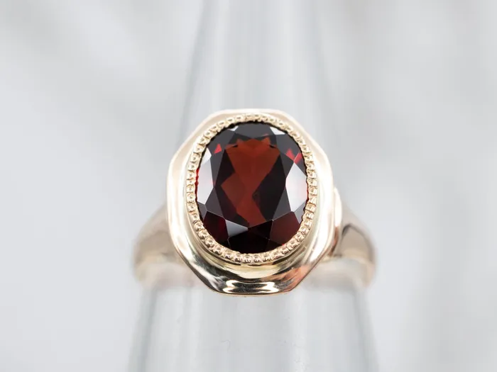 Market Square Jewelers Rings Unique Yellow Gold Garnet Bezel Set Solitaire Ring Market Square Jewelers Rings Unique Yellow Gold Garnet Bezel Set Solitaire Ring