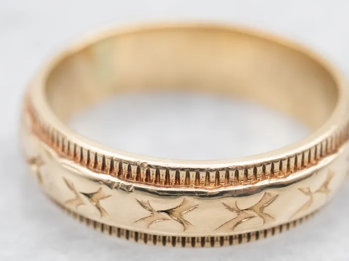 Market Square Jewelers Rings Yellow Gold X Pattern Wedding Band Market Square Jewelers Rings Yellow Gold X Pattern Wedding Band