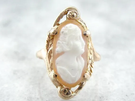 Market Square Jewelers Rose Gold Art Nouveau and Fine Shell Cameo Ring Rings Market Square Jewelers Rose Gold Art Nouveau and Fine Shell Cameo Ring Rings