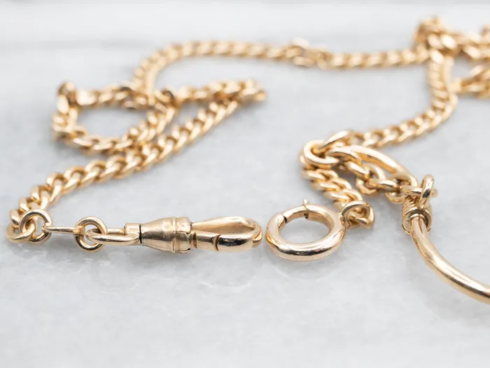 Market Square Jewelers Watches Antique Gold TBar Pocket Watch Chain